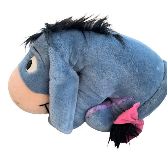 Eeyore Plush Disney Winnie Pooh Stuffed Animal Removable Tail Vintage 14” x 19” - Picture 8 of 14